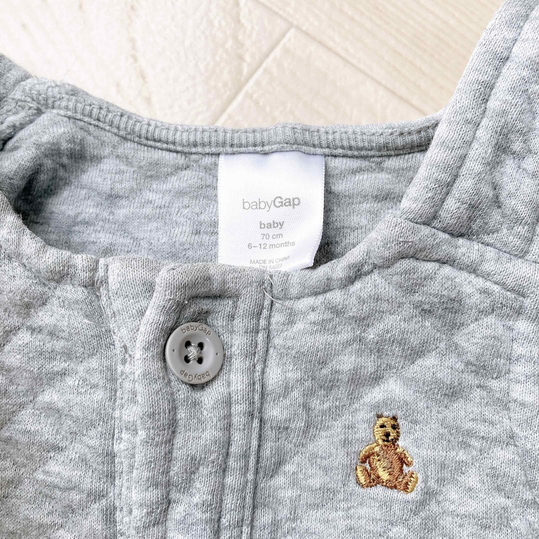 babyGAP(ベビーギャップ)のベビーギャップ　オーバーオール　70 キッズ/ベビー/マタニティのベビー服(~85cm)(カバーオール)の商品写真