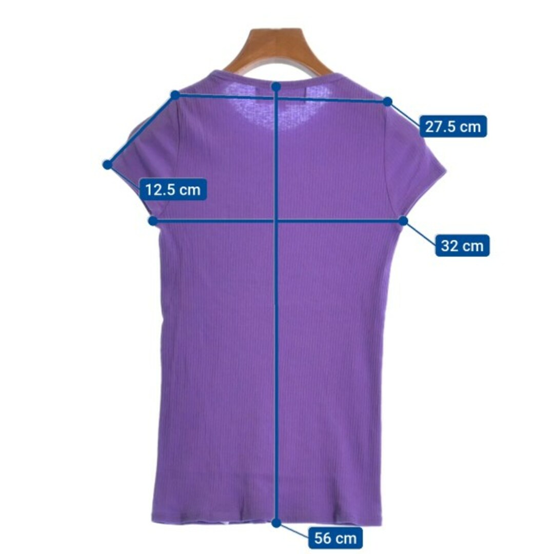 LE CIEL BLEU(ルシェルブルー)のLE CIEL BLEU ルシェルブルー Tシャツ・カットソー 36(S位) 紫 【古着】【中古】 レディースのトップス(カットソー(半袖/袖なし))の商品写真