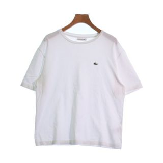 ラコステ(LACOSTE)のLACOSTE ラコステ Tシャツ・カットソー 38(S位) 白 【古着】【中古】(カットソー(半袖/袖なし))