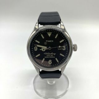 タイメックス(TIMEX)のタイメックス TW2P75000 腕時計 ウォーターレジスタント water resistant ブラック シルバー メンズ ファッション 時計 小物 USED 中古(腕時計)