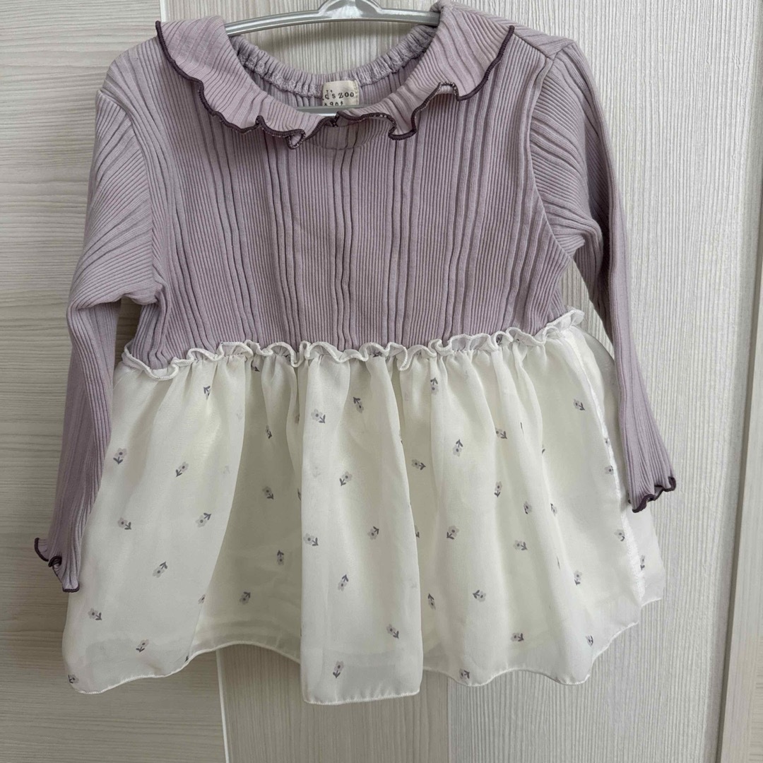 kid’s zoo(キッズズー)のキッズズー トップス 90 キッズ/ベビー/マタニティのキッズ服女の子用(90cm~)(Tシャツ/カットソー)の商品写真