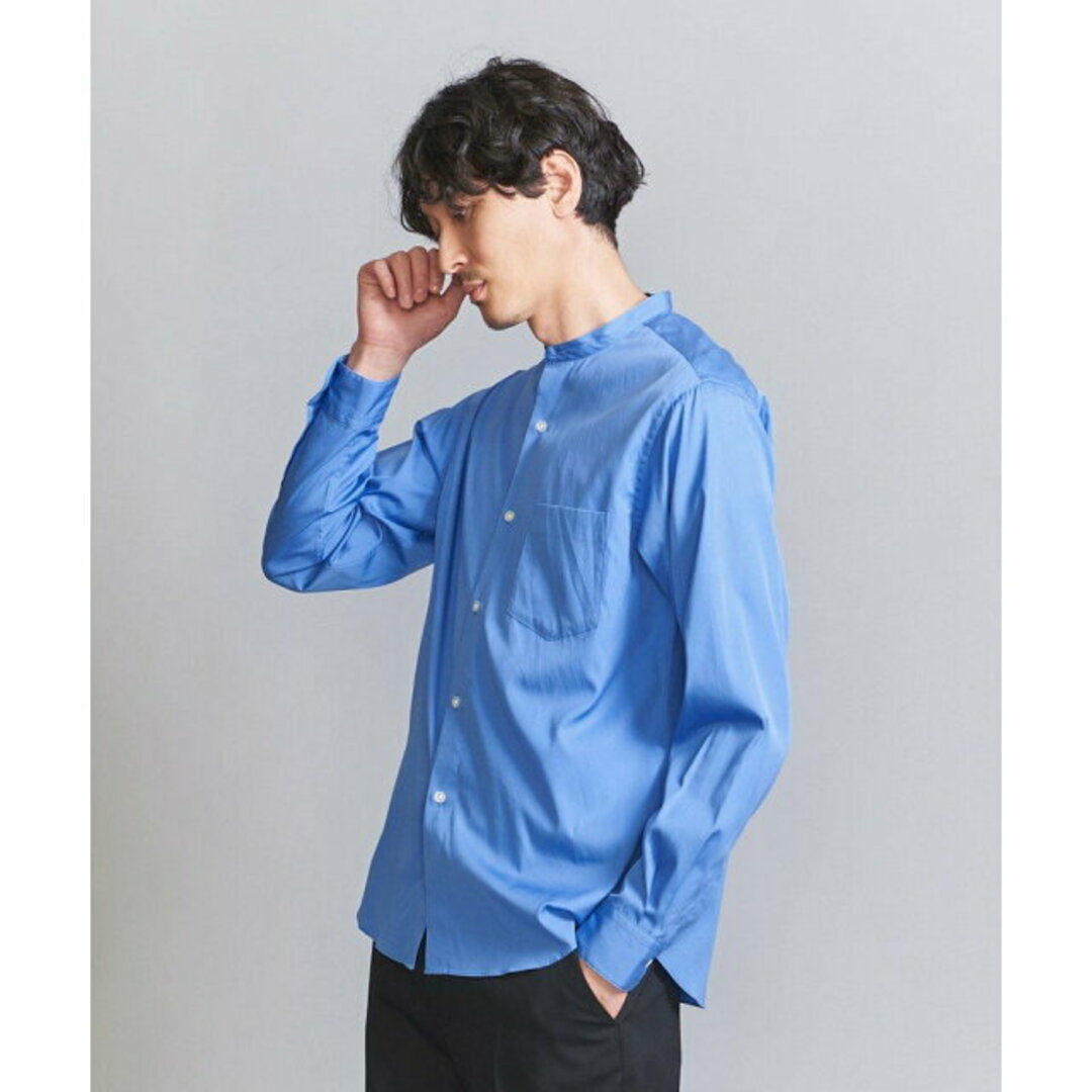 BEAUTY&YOUTH UNITED ARROWS(ビューティアンドユースユナイテッドアローズ)の【LT.BLUE】ブロード バンドカラー リラックスレギュラー シャツ その他のその他(その他)の商品写真