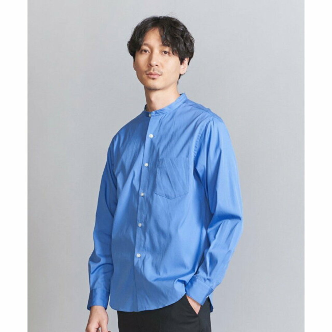 BEAUTY&YOUTH UNITED ARROWS(ビューティアンドユースユナイテッドアローズ)の【LT.BLUE】ブロード バンドカラー リラックスレギュラー シャツ その他のその他(その他)の商品写真