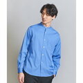 【LT.BLUE】ブロード バンドカラー リラックスレギュラー シャツ