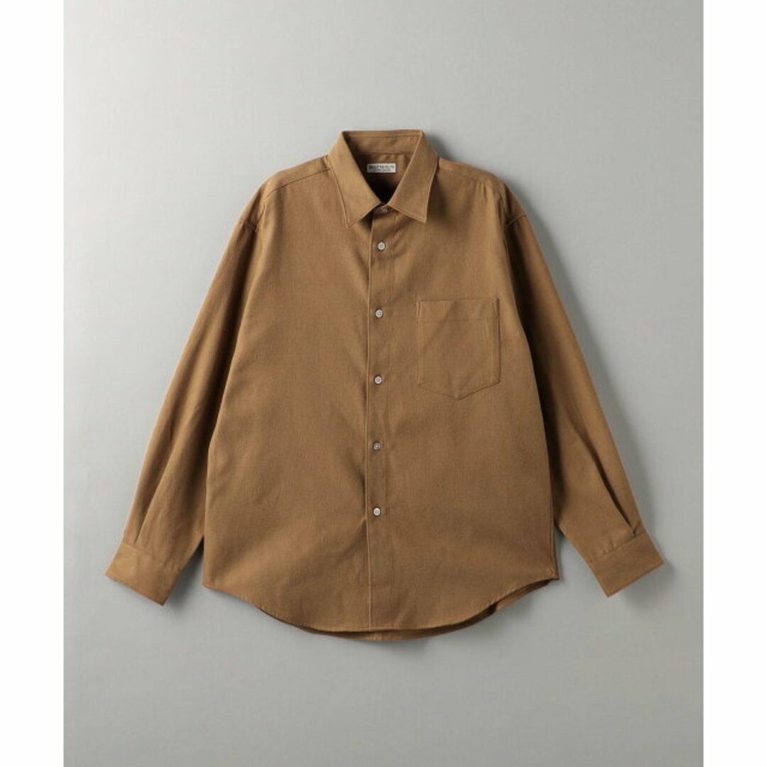 BEAUTY&YOUTH UNITED ARROWS(ビューティアンドユースユナイテッドアローズ)の【MD.BROWN】コットンツイル ネル レギュラーカラー フォルム シャツ その他のその他(その他)の商品写真