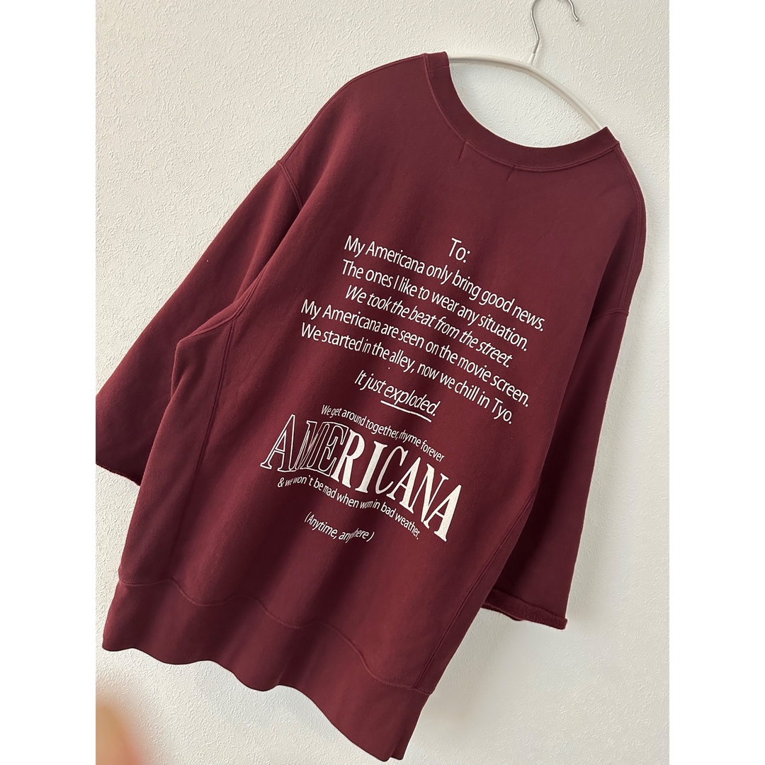 DEUXIEME CLASSE(ドゥーズィエムクラス)のアパルトモン　アメリカーナHalfsleeve Logo Sweat レディースのトップス(トレーナー/スウェット)の商品写真