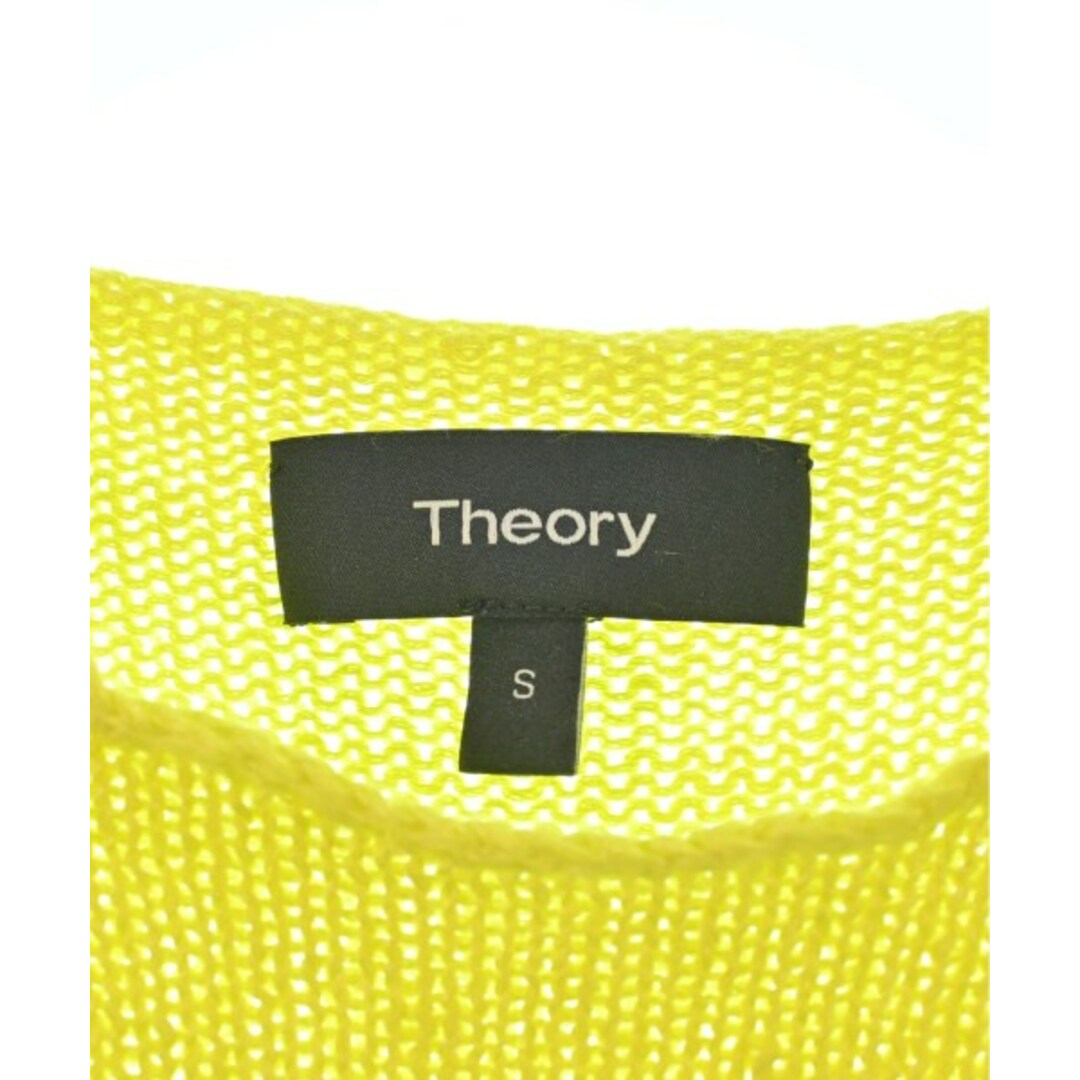 theory(セオリー)のTheory セオリー ベスト/ノースリーブ S 黄 【古着】【中古】 レディースのトップス(ベスト/ジレ)の商品写真