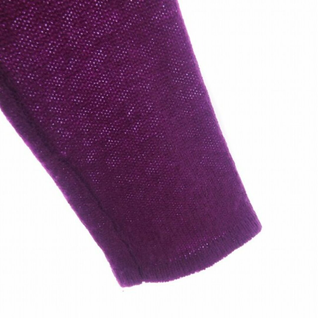 Sybilla(シビラ)のシビラ ニット カットソー 長袖 ラウンドネック 薄手 カシミヤ 無地 M 紫 レディースのトップス(ニット/セーター)の商品写真