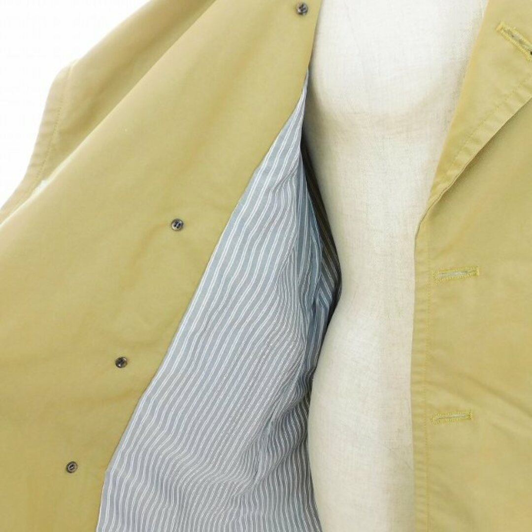 JOHNBULL(ジョンブル)のジョンブル トレンチコート スプリング ロング 長袖 薄手 コットン M 茶 レディースのジャケット/アウター(トレンチコート)の商品写真