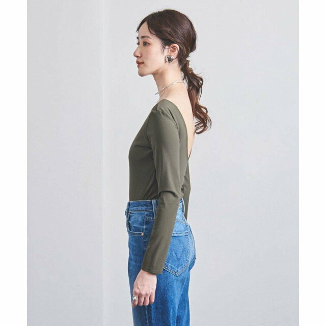 UNITED ARROWS(ユナイテッドアローズ)の【OLIVE】N/PU ジャージー ボディスーツ その他のその他(その他)の商品写真