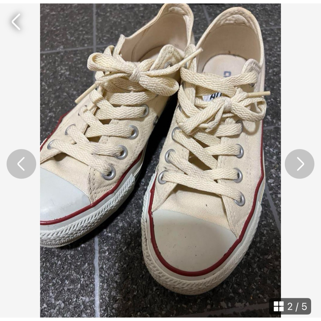 ALL STAR（CONVERSE）(オールスター)のコンバース オールスター オックス ナチュラル ホワイト レディースの靴/シューズ(スニーカー)の商品写真