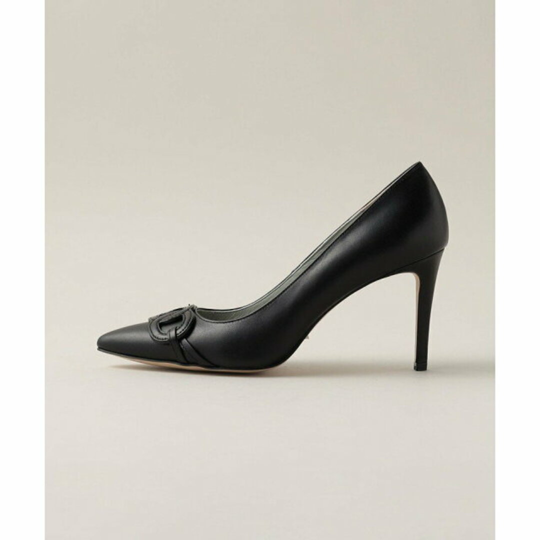 Odette e Odile(オデットエオディール)の【BLACK】【21.5cm】チェーンモチーフ パンプス85↓↑ レディースの靴/シューズ(ハイヒール/パンプス)の商品写真