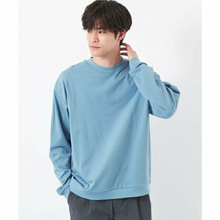 ユナイテッドアローズグリーンレーベルリラクシング(UNITED ARROWS green label relaxing)の【LT.BLUE】ハイゲージ スウェット クルーネック ロングスリーブ トップス(その他)