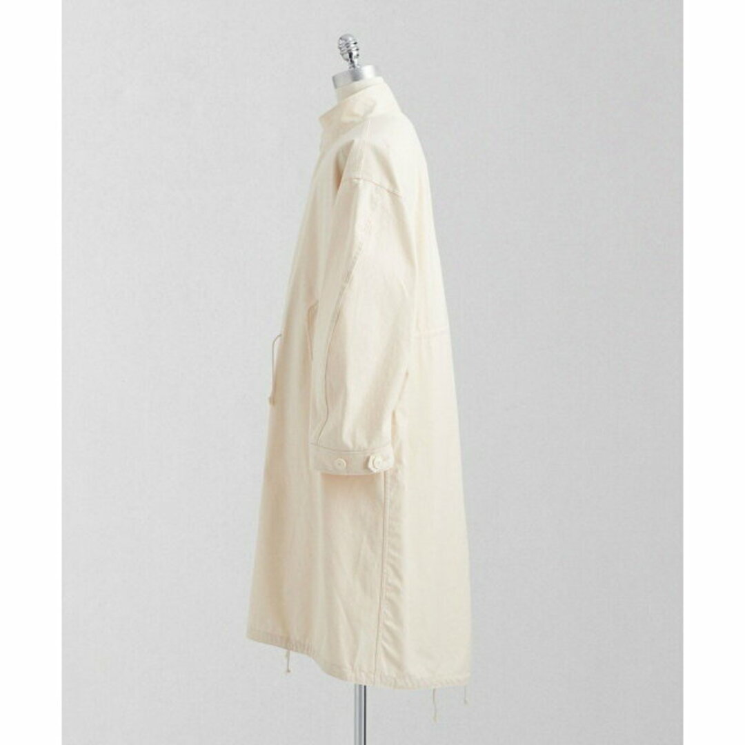 【OFF WHITE】<LOEFF>TENT CLT スタンドカラー ミリタリーコート UNISEX レディースのジャケット/アウター(モッズコート)の商品写真