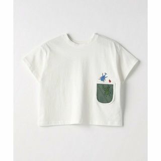 ユナイテッドアローズグリーンレーベルリラクシング(UNITED ARROWS green label relaxing)の【OFF WHITE】BUG ポケット Tシャツ 100cm-120cm(Tシャツ/カットソー)