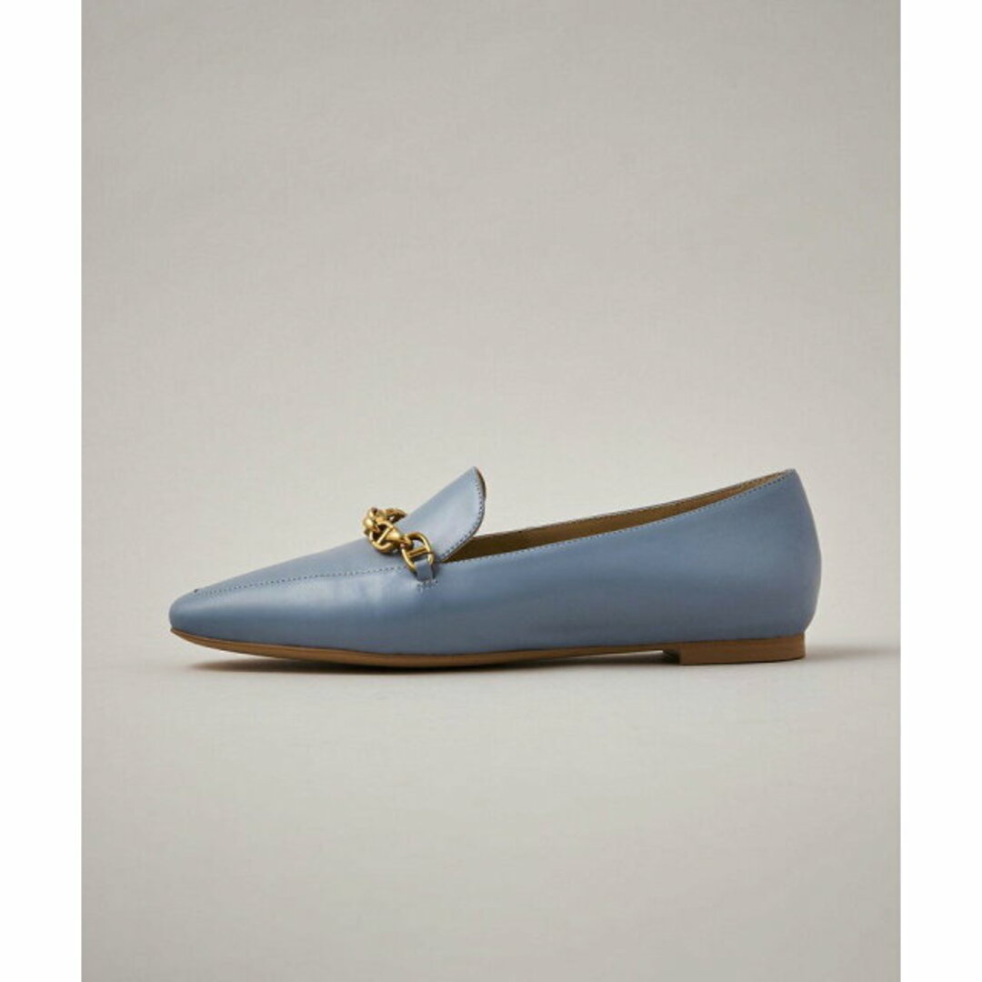 Odette e Odile(オデットエオディール)の【LT.BLUE】チェーンソフトモカ フラット10↑ レディースの靴/シューズ(ハイヒール/パンプス)の商品写真