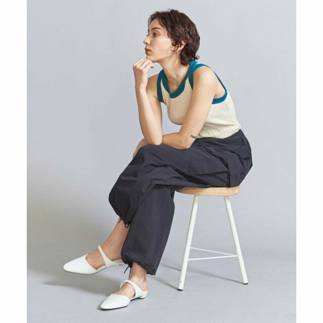 BEAUTY&YOUTH UNITED ARROWS(ビューティアンドユースユナイテッドアローズ)の【WHITE】レザー ポインテッドトゥ ミュール その他のその他(その他)の商品写真