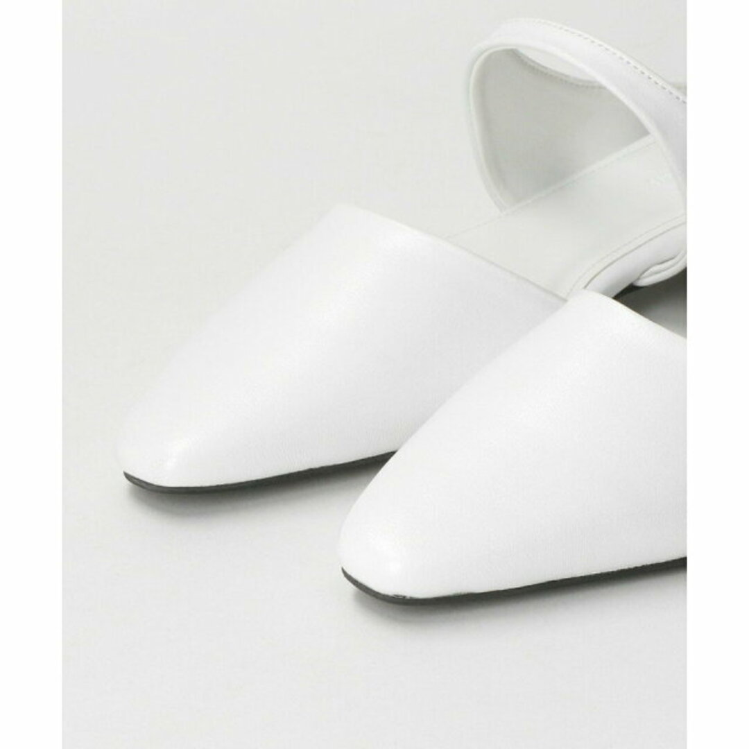 BEAUTY&YOUTH UNITED ARROWS(ビューティアンドユースユナイテッドアローズ)の【WHITE】レザー ポインテッドトゥ ミュール その他のその他(その他)の商品写真