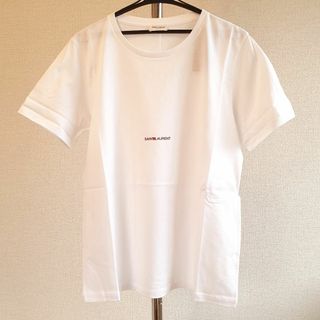 【新品・未使用】Saint Laurent メンズコットンTシャツ 白XLサイズ