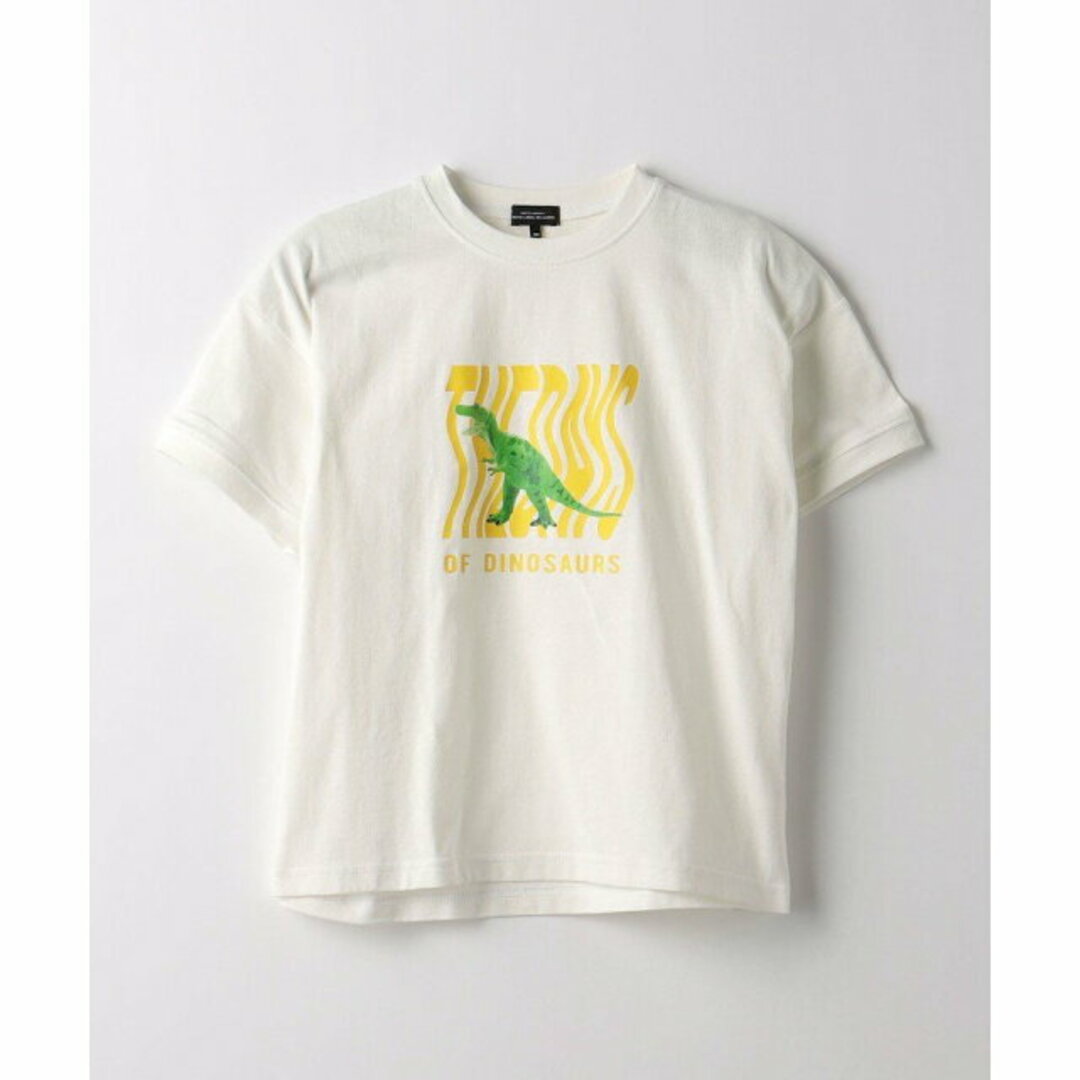 UNITED ARROWS green label relaxing(ユナイテッドアローズグリーンレーベルリラクシング)の【WHITE】恐竜 オモチャ Tシャツ 100cm-130cm キッズ/ベビー/マタニティのキッズ服女の子用(90cm~)(Tシャツ/カットソー)の商品写真