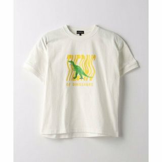 ユナイテッドアローズグリーンレーベルリラクシング(UNITED ARROWS green label relaxing)の【WHITE】恐竜 オモチャ Tシャツ 100cm-130cm(Tシャツ/カットソー)