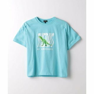 ユナイテッドアローズグリーンレーベルリラクシング(UNITED ARROWS green label relaxing)の【TURQUOISE】恐竜 オモチャ Tシャツ 100cm-130cm(Tシャツ/カットソー)