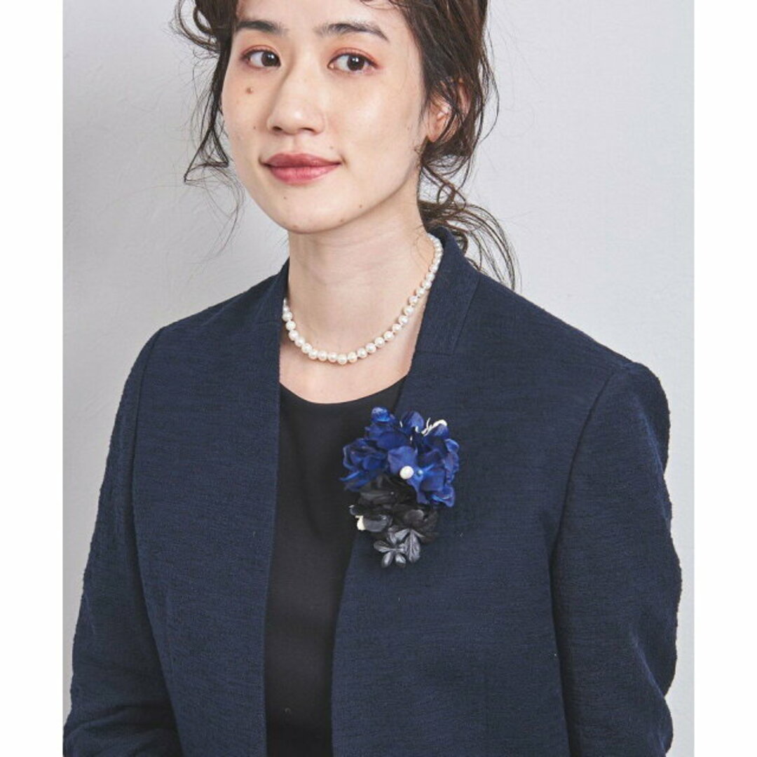 UNITED ARROWS(ユナイテッドアローズ)の【NAVY】【別注】<tnc>コサージュ レディースのアクセサリー(その他)の商品写真