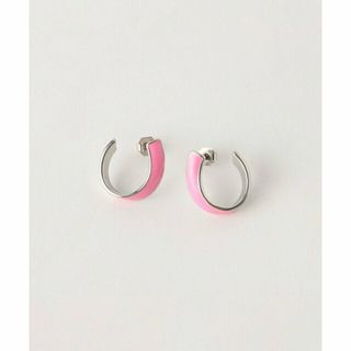 ビューティアンドユースユナイテッドアローズ(BEAUTY&YOUTH UNITED ARROWS)の【PINK】カーブカラー ピアス(ピアス)