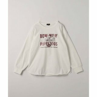 ユナイテッドアローズグリーンレーベルリラクシング(UNITED ARROWS green label relaxing)の【OFF WHITE】TJ アニマルモチーフ ロングスリーブ 140cm-150cm(Tシャツ/カットソー)