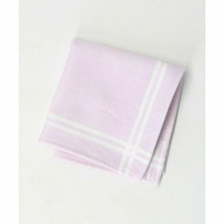 ビューティアンドユースユナイテッドアローズ(BEAUTY&YOUTH UNITED ARROWS)の【LILAC】ガーゼ ライン ハンドタオル(ハンカチ/ポケットチーフ)