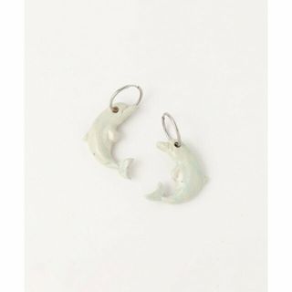 ユナイテッドアローズグリーンレーベルリラクシング(UNITED ARROWS green label relaxing)の【LT.BLUE】<LEVENS JEWELS> DOLPHIN HOOPS ピアス(ピアス)