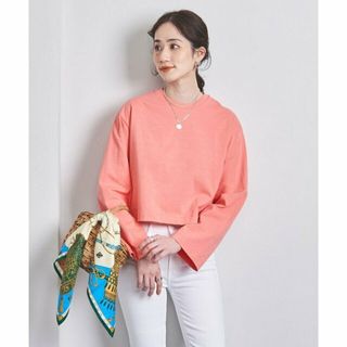 ユナイテッドアローズ(UNITED ARROWS)の【PINK】C ショート ロングスリーブ Tシャツ(カットソー(長袖/七分))