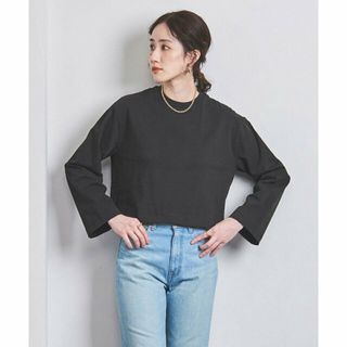 ユナイテッドアローズ(UNITED ARROWS)の【BLACK】C ショート ロングスリーブ Tシャツ(カットソー(長袖/七分))