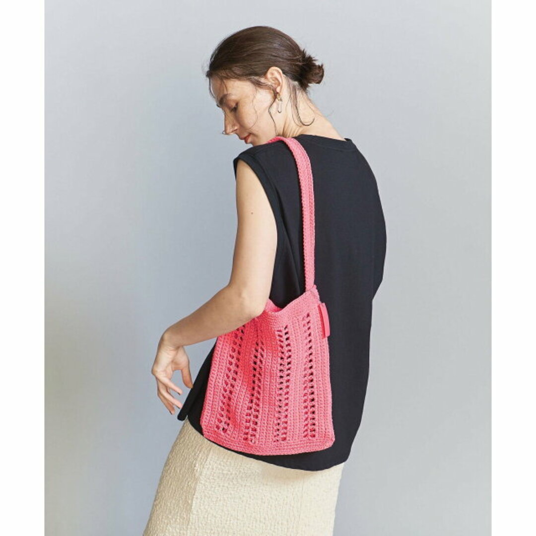 BEAUTY&YOUTH UNITED ARROWS(ビューティアンドユースユナイテッドアローズ)の【PINK】クロシェ ワンショルダー バッグ レディースのバッグ(ショルダーバッグ)の商品写真