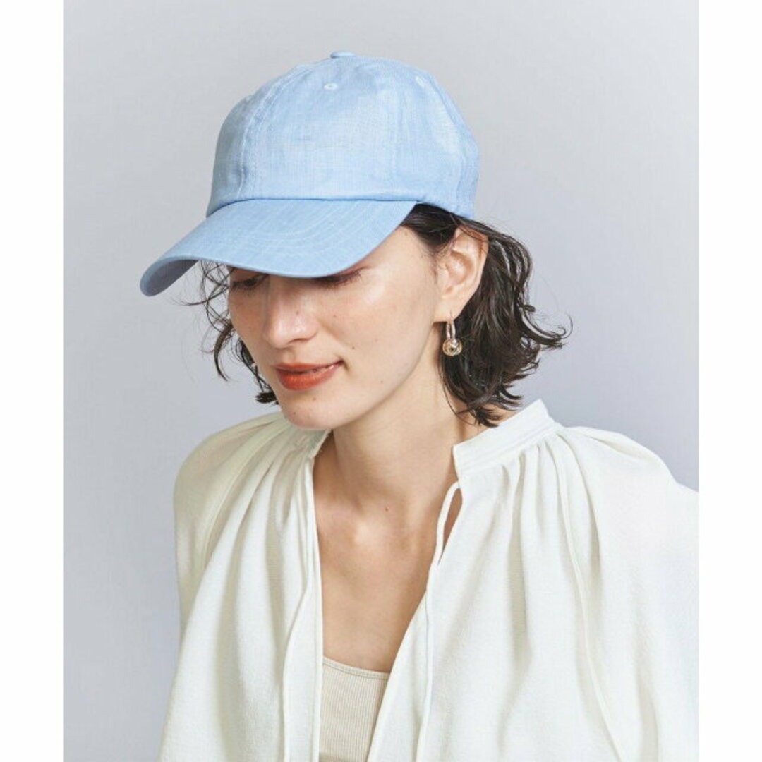 BEAUTY&YOUTH UNITED ARROWS(ビューティアンドユースユナイテッドアローズ)の【LT.BLUE】【FREE】麻 キャップ 23SS レディースの帽子(キャップ)の商品写真