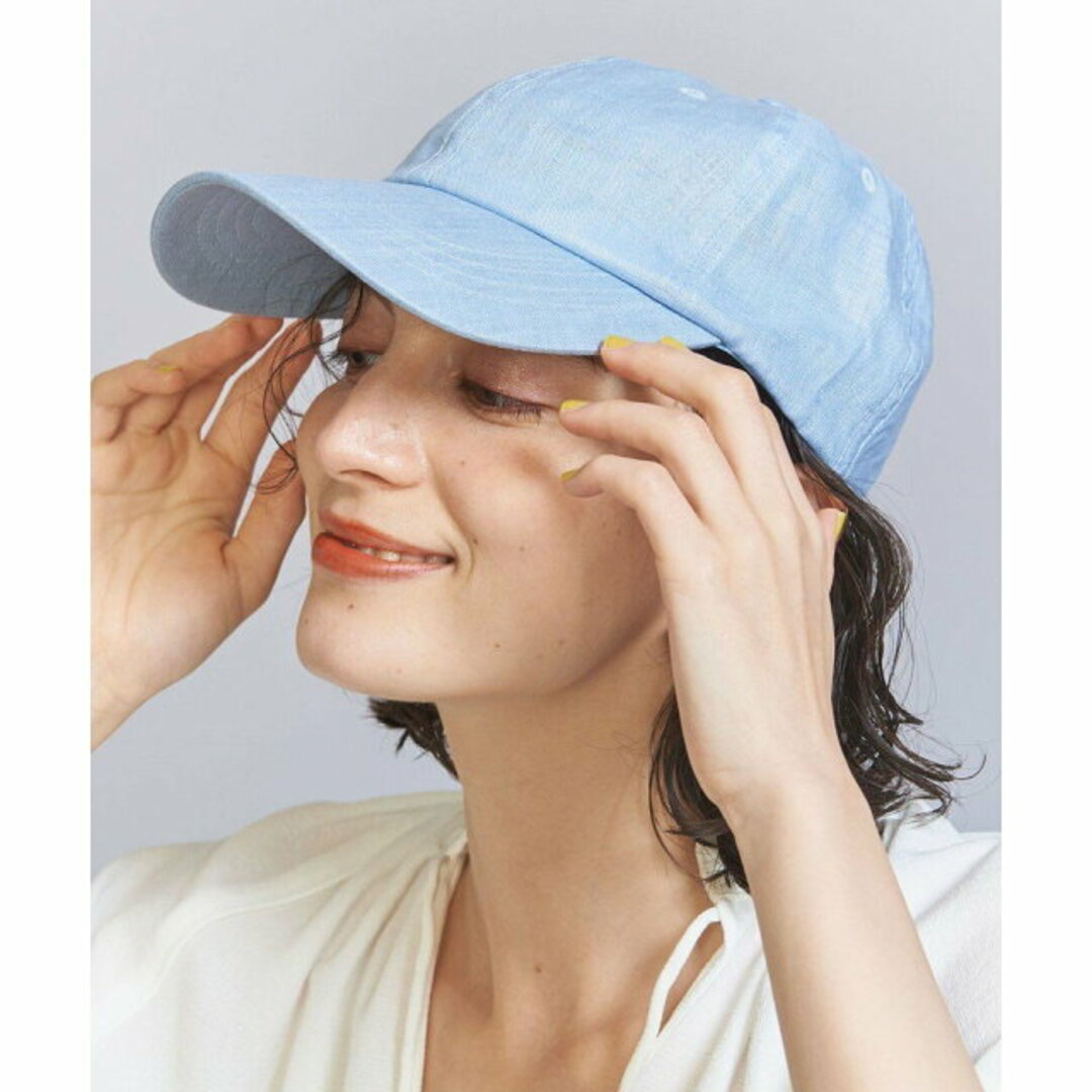 BEAUTY&YOUTH UNITED ARROWS(ビューティアンドユースユナイテッドアローズ)の【LT.BLUE】【FREE】麻 キャップ 23SS レディースの帽子(キャップ)の商品写真