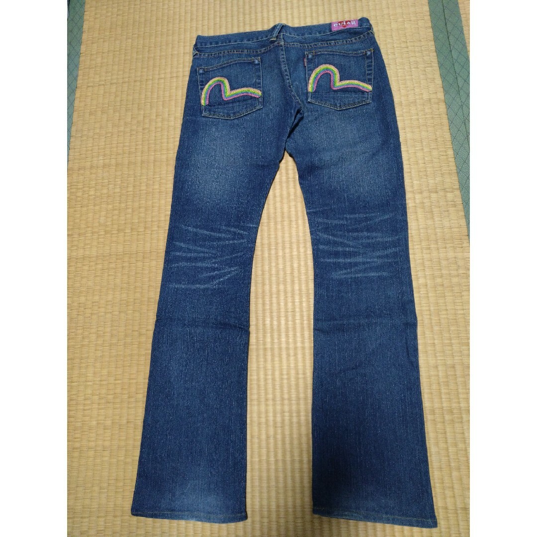 EVISU(エビス)のエビスジーンズ②★サイズ3★USED美品★donna★正規品 レディースのパンツ(デニム/ジーンズ)の商品写真