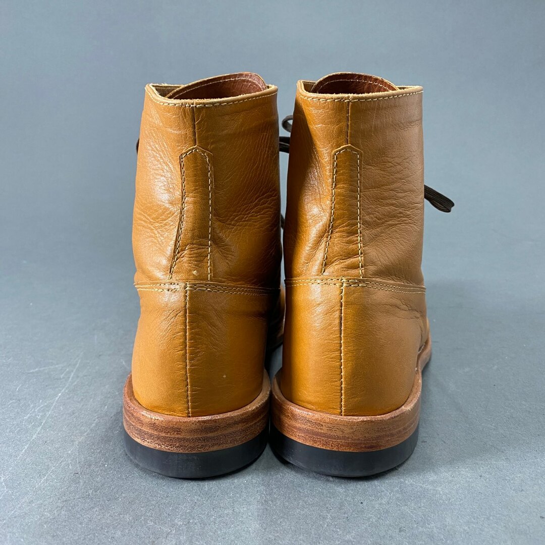 3L5《美品》JULIAN BOOTS ジュリアンブーツ 9.5(27cm程度) カンガルータン レースアップブーツ atelier103 HIGH＆SEEK メンズの靴/シューズ(ブーツ)の商品写真