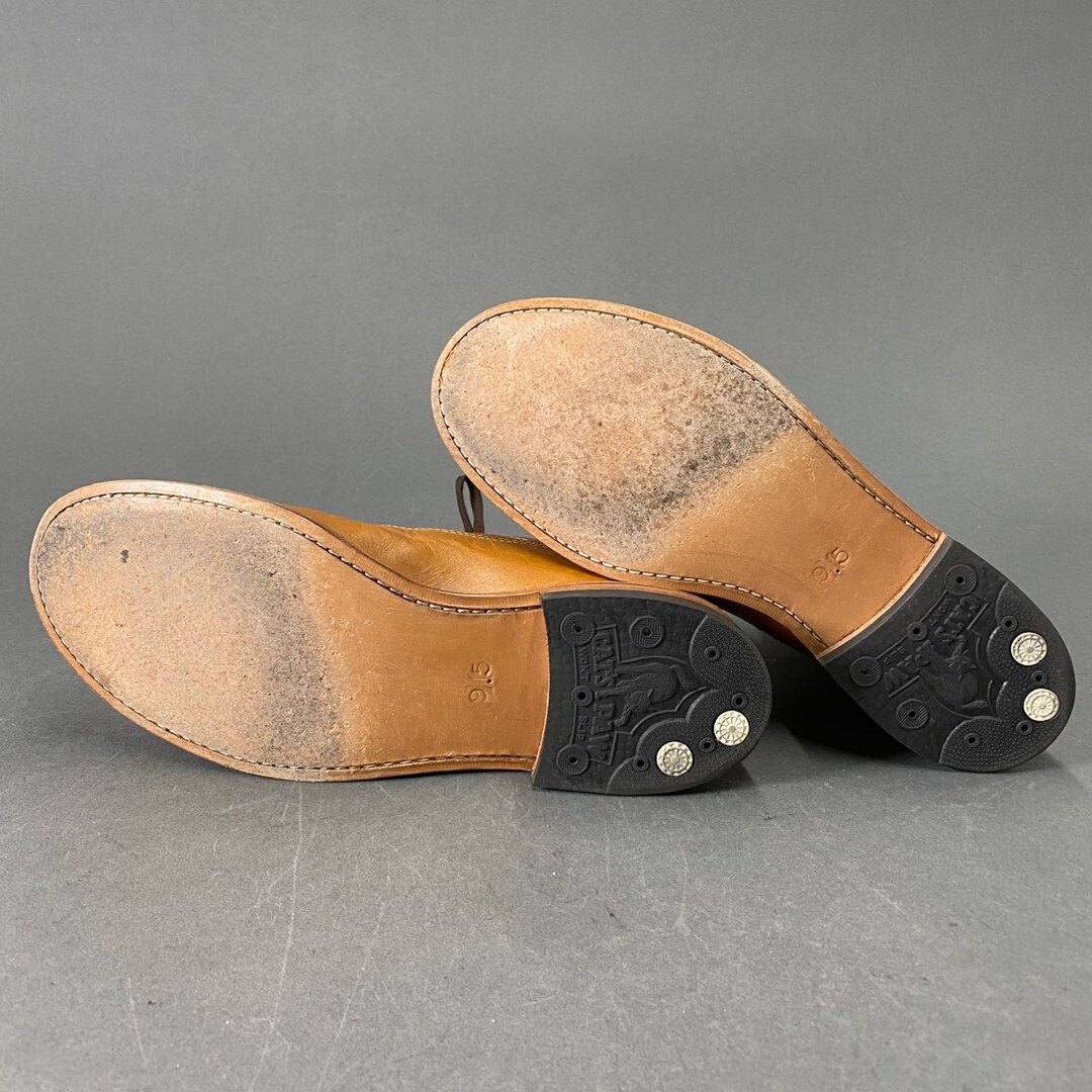 3L5《美品》JULIAN BOOTS ジュリアンブーツ 9.5(27cm程度) カンガルータン レースアップブーツ atelier103 HIGH＆SEEK メンズの靴/シューズ(ブーツ)の商品写真