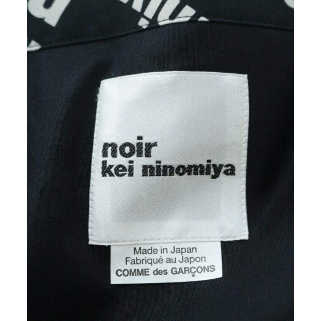 noir kei ninomiya トートバッグ - 黒x白(総柄) 【古着】【中古】
