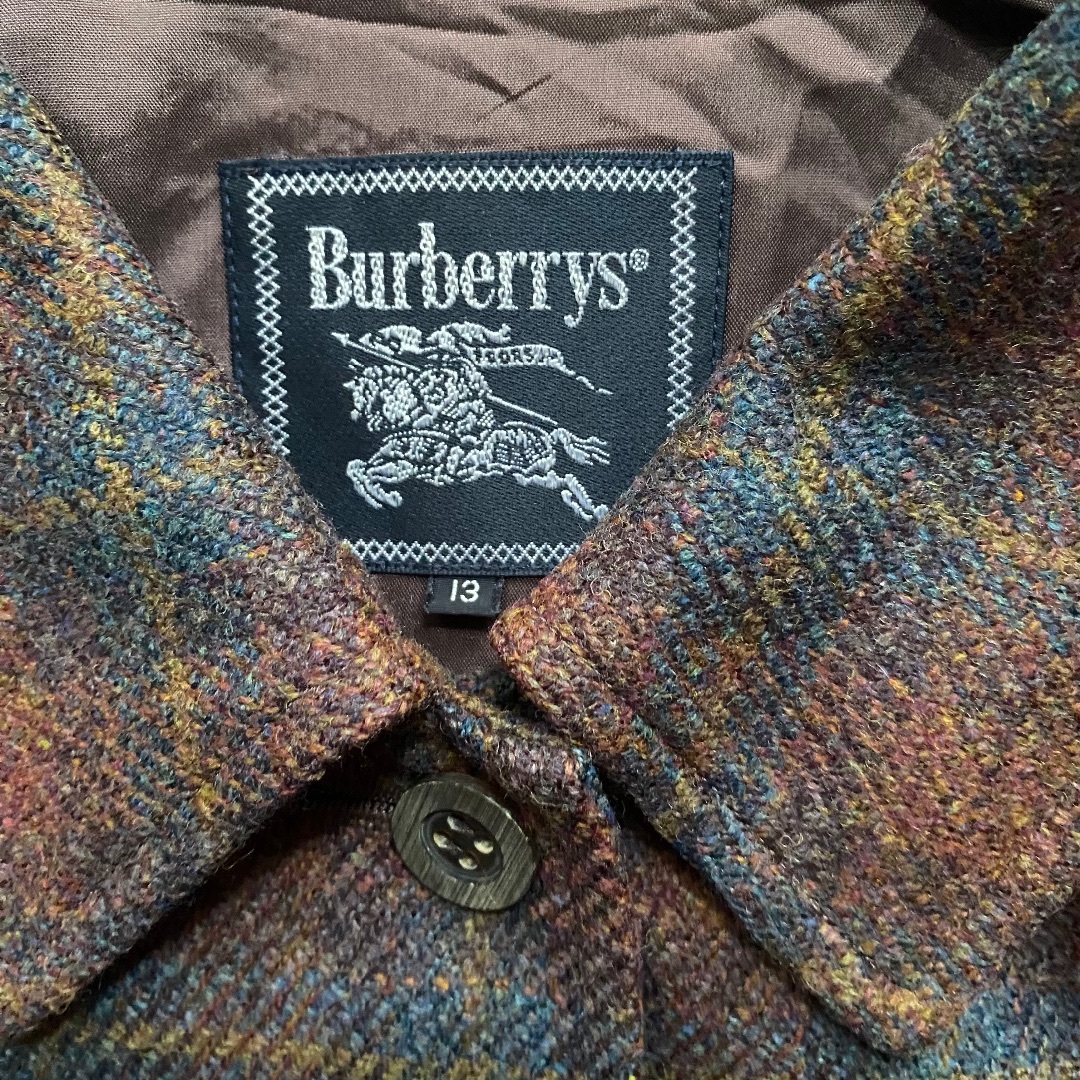 BURBERRY(バーバリー)の90s バーバーリー ウールジャケット 13 ブラウン メンズのジャケット/アウター(ブルゾン)の商品写真