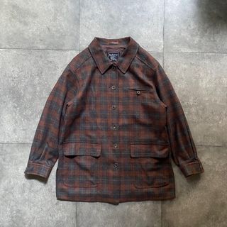 バーバリー(BURBERRY)の90s バーバーリー ウールジャケット 13 ブラウン(ブルゾン)