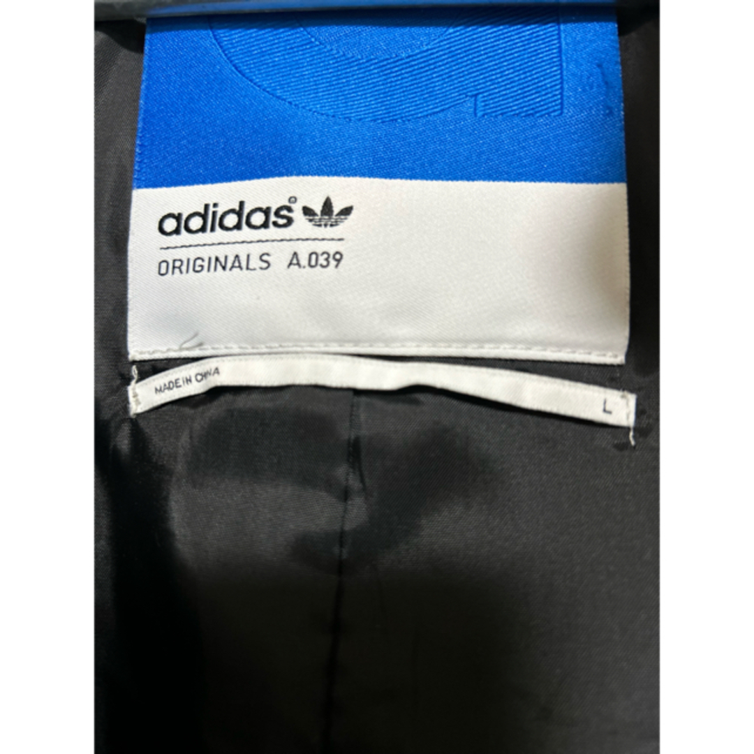 adidas(アディダス)のレア！アディダス　adidas レザージャケット　革ジャン　L メンズのジャケット/アウター(レザージャケット)の商品写真