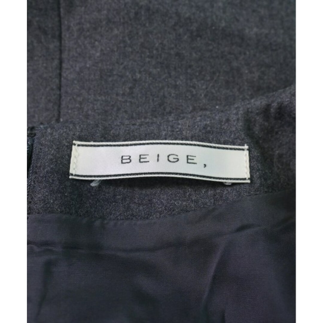 BEIGE,(ベイジ)のBEIGE, ベイジ ワンピース 4(XL位) グレー 【古着】【中古】 レディースのワンピース(ひざ丈ワンピース)の商品写真