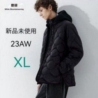 ユニクロ(UNIQLO)の新品 ユニクロWM 23AW リサイクルハイブリッドダウンジャケット 黒 XL(ダウンジャケット)