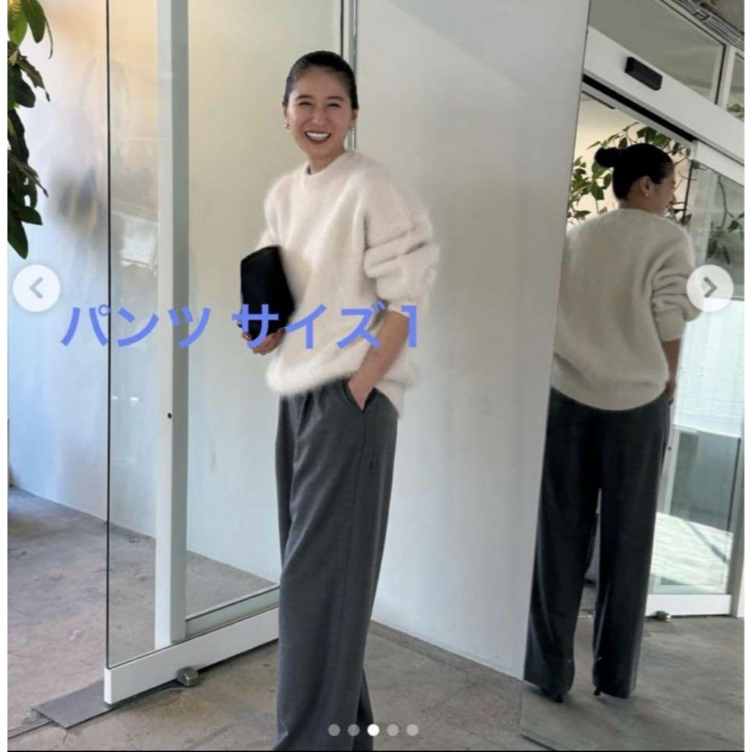 CLANE(クラネ)のなえ様専用　CLANE WOOL BASIC TUCK PANTS  サイズ１ レディースのパンツ(カジュアルパンツ)の商品写真