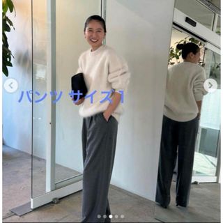 クラネ(CLANE)のなえ様専用　CLANE WOOL BASIC TUCK PANTS  サイズ１(カジュアルパンツ)