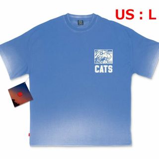 L FoxtrotUniformヴィンテージWildCatsTシャツ青 ブルー(Tシャツ/カットソー(半袖/袖なし))
