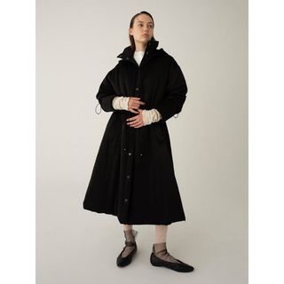 Honey mi Honey - HONEY MI HONEY satin puffer long coat の通販 by