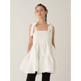 ハニーミーハニー(Honey mi Honey)のHONEY MI HONEY jacquard ribbon onepiece (ミニワンピース)